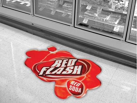 Coordinated floor signs & graphics signage