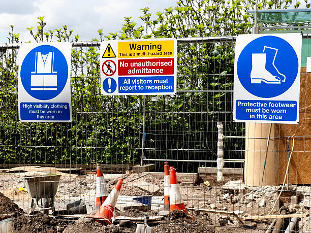 Temporary Signs sign concept illustration
