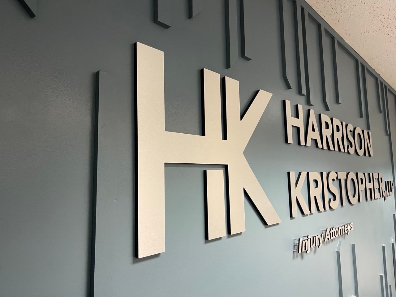 Coordinated wall signs signage