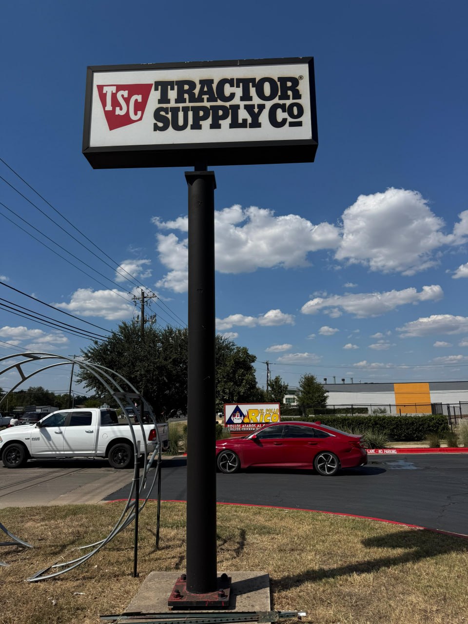 Coordinated automotive signs signage