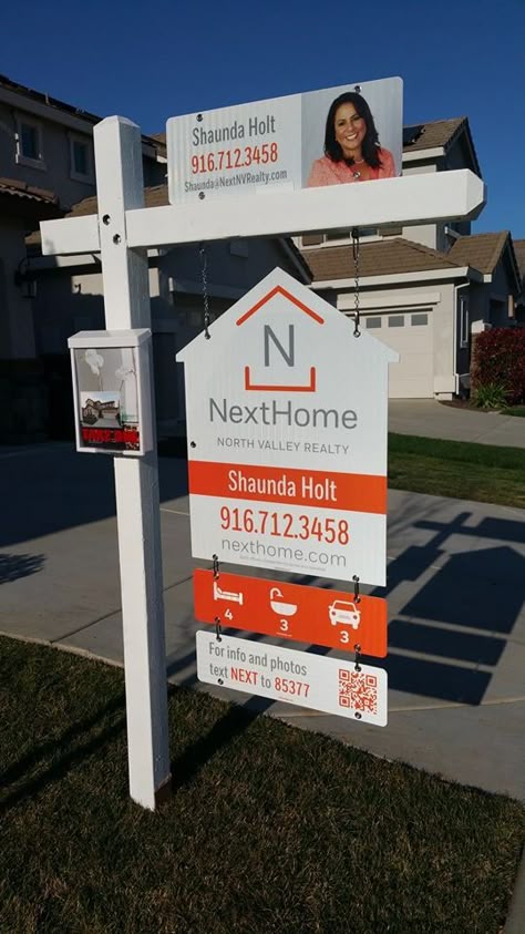 Coordinated real estate signs signage