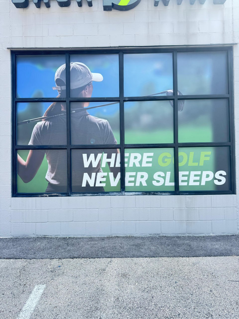 Window Signs sign concept illustration